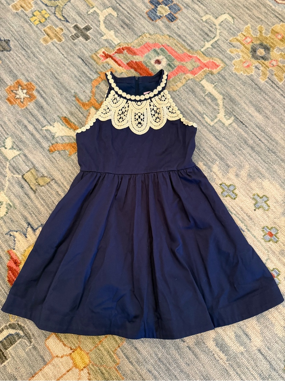 Lilly Pulitzer Little Kinley Dress True Navy Size 10